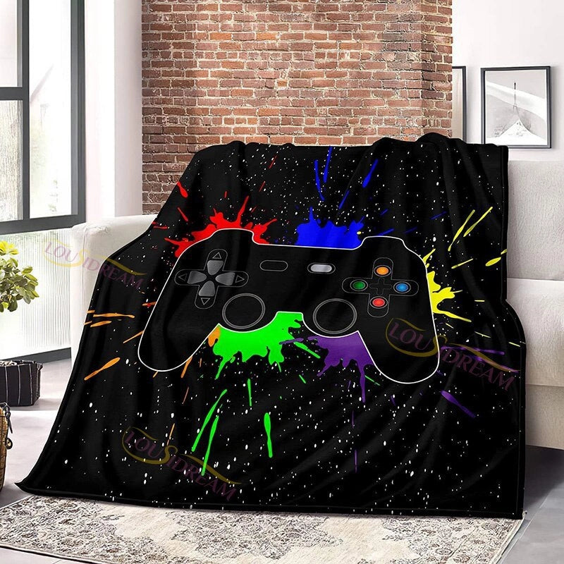 Vacation Cartoon Polyester Blanket
