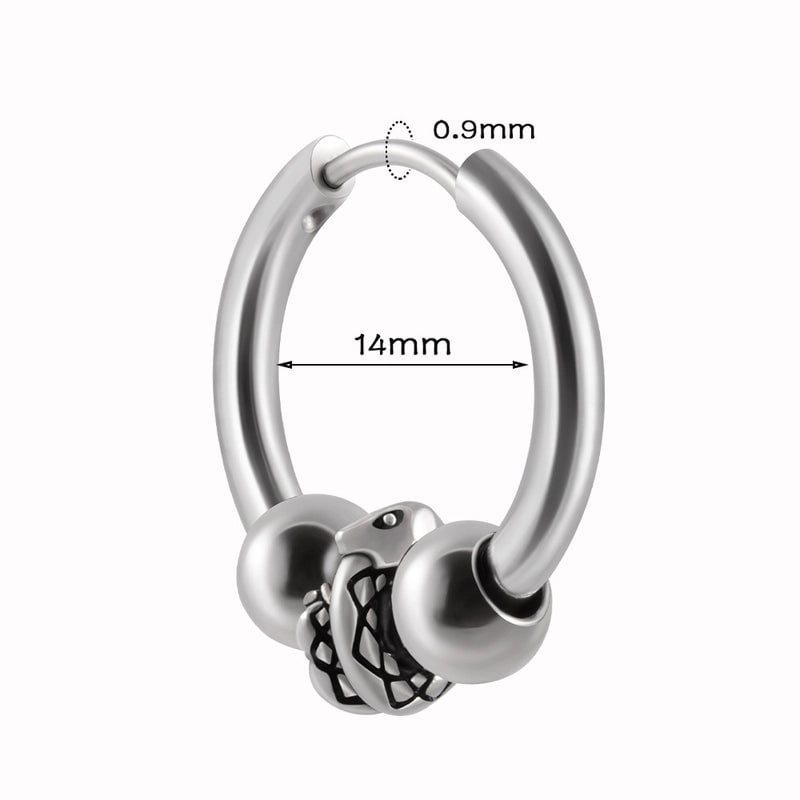 1 Piece Ear Cartilage Rings & Studs Casual Geometric 304 Stainless Steel Plating