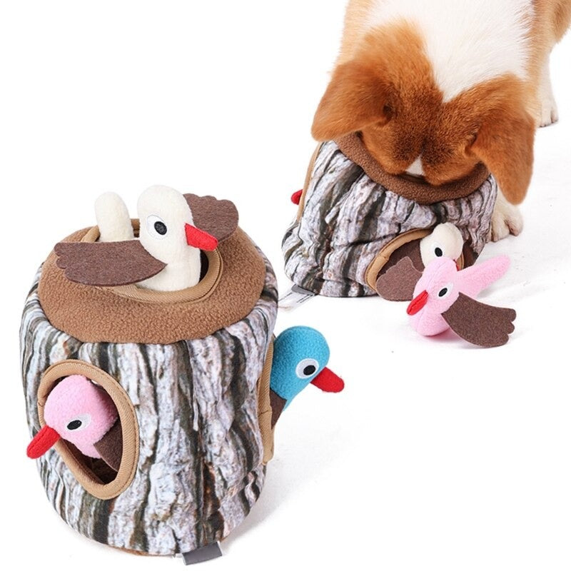 Dog Tree Hole Dispensing Toys