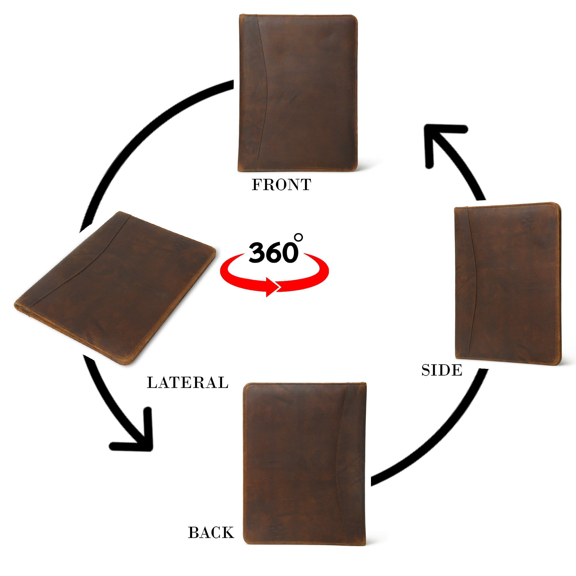 The Organizer- Leather Portfolio