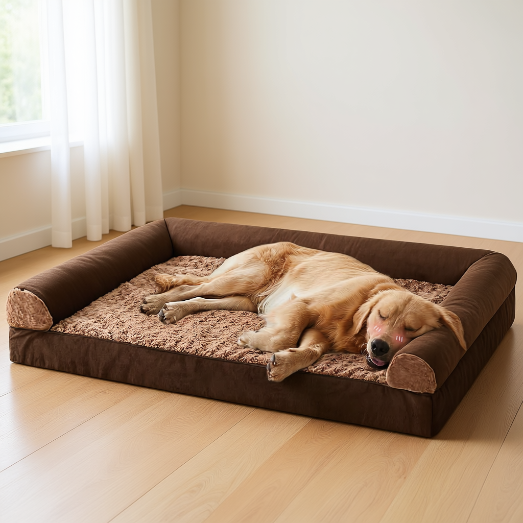 Comfort Sofa Dog Bed With Washable Cover