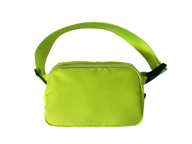 Men's Preppy Style Streetwear Solid Color Nylon Waist Bags