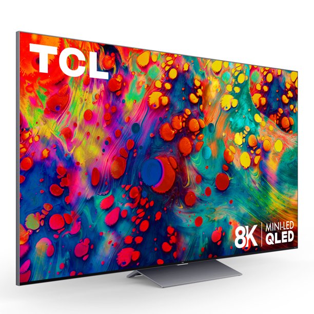 TCL 65 Class 6-Series 8K Mini-LED UHD QLED Dolby Vision HDR Smart Roku TV