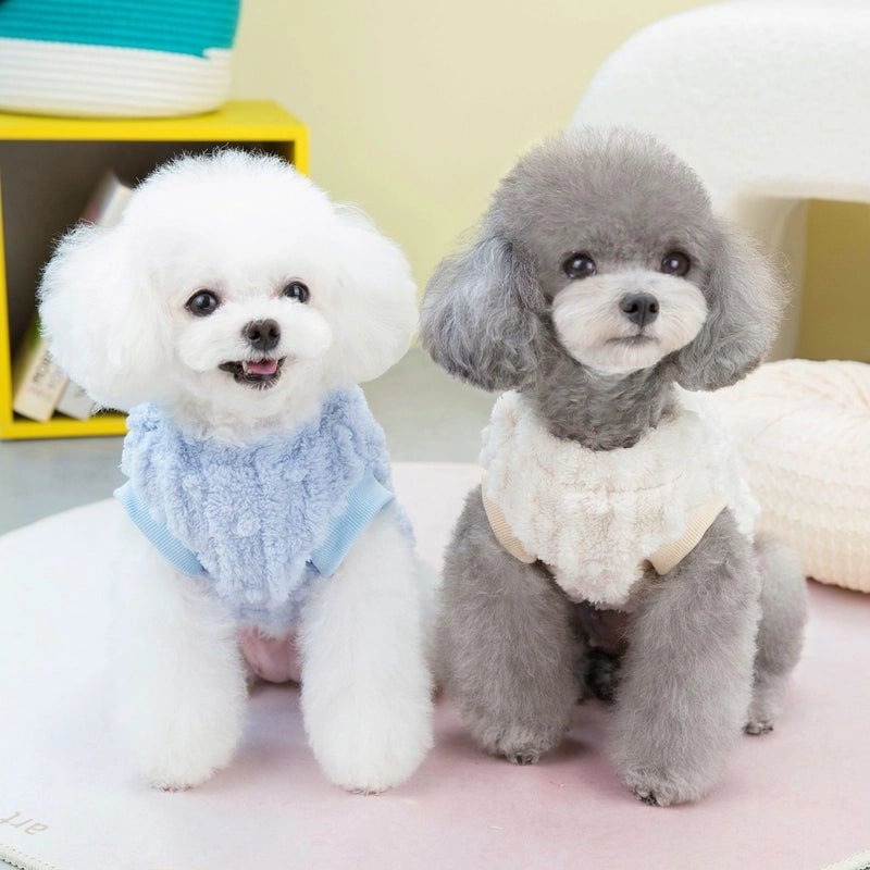 Cute Coral Fleece Dog Pet Clothing