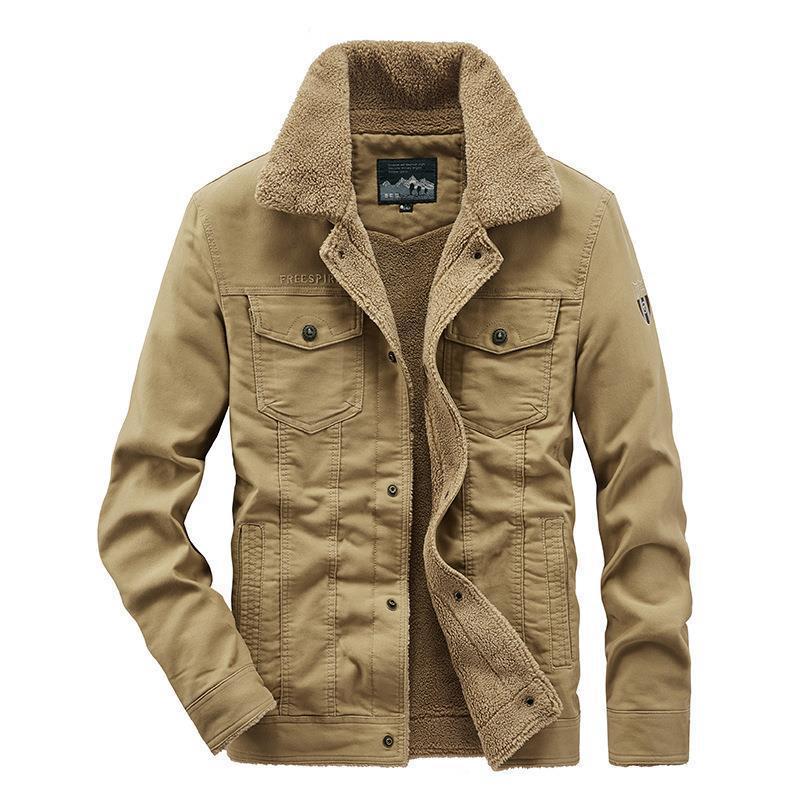 Men's Padded Lapel Jacket