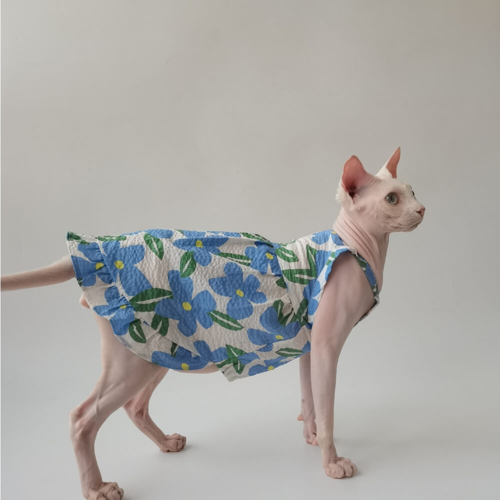 Charming Floral Shirt For Pets and Owner Matching Clothes