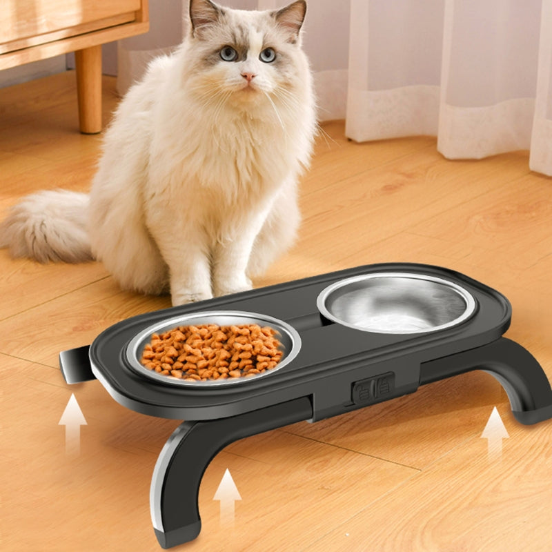 Elevated Adjustable Pet Bowl