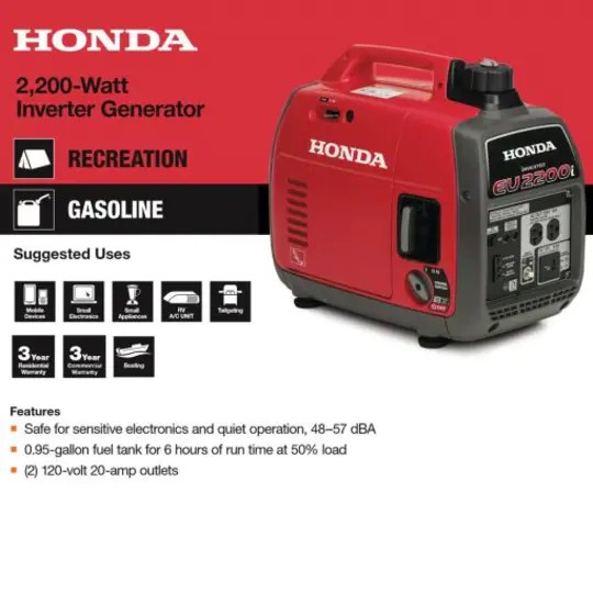 🔥Last Day Promotion🔥Free Shipping⚡Factory Clearance⚡EU22i (2200 watt) Inverter Generator Home Energy Reserve🏠🔋