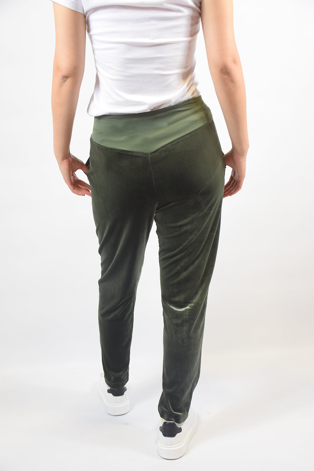 Vesta Velvet Pants - Moss - SALE