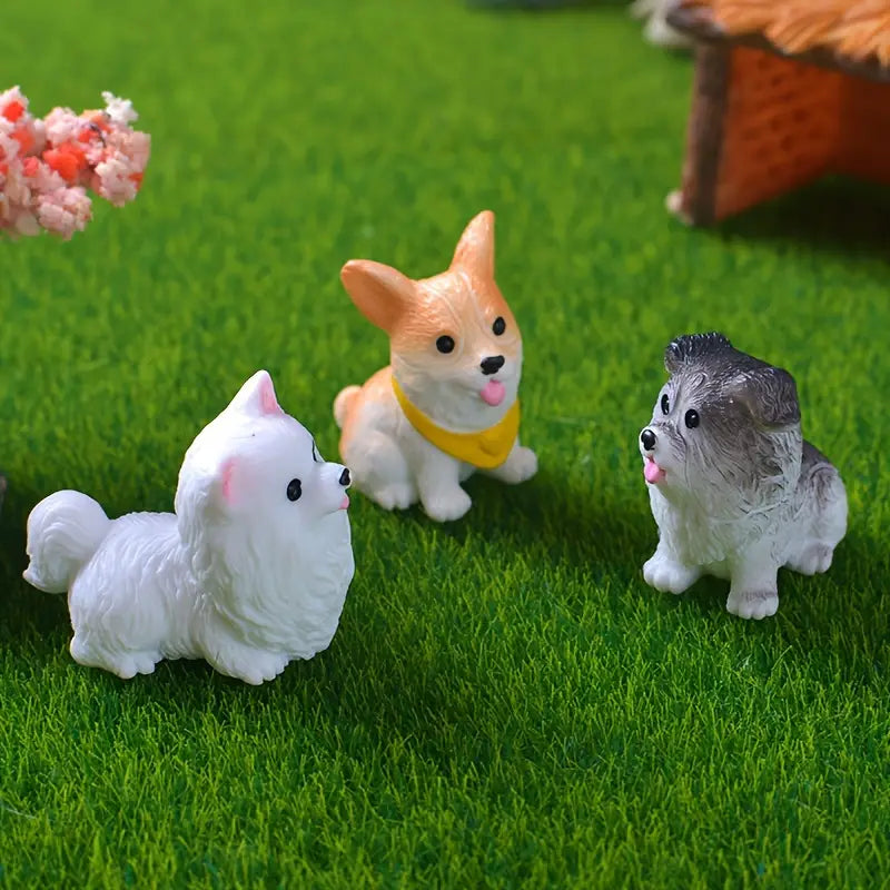 Adorable Cartoon Dog Micro Landscape Ornaments