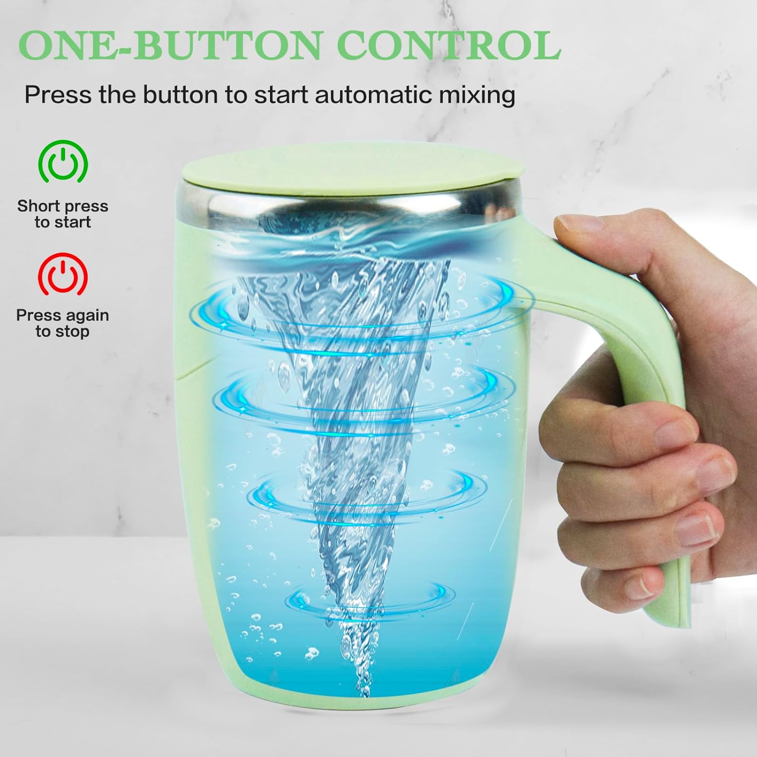 Automatic Magnetic Stirring Coffee Mug