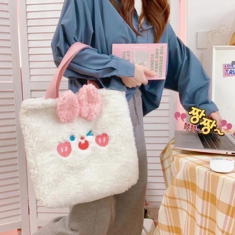 Large Plush Square Bag
