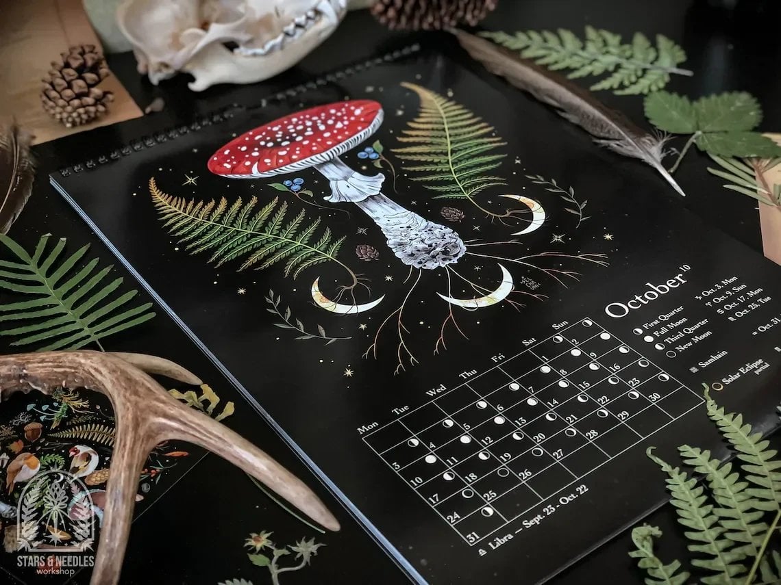 2022 Dark Forest Lunar Calendar📅