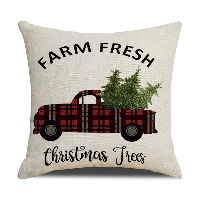 Fashion Letter Elk Polyester Pillow Cases