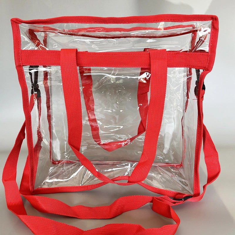 Women's Casual Solid Color Pvc Shopping Bags