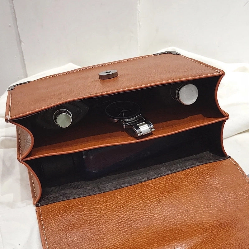 Women's Small All Seasons Pu Leather Streetwear Shoulder Bag