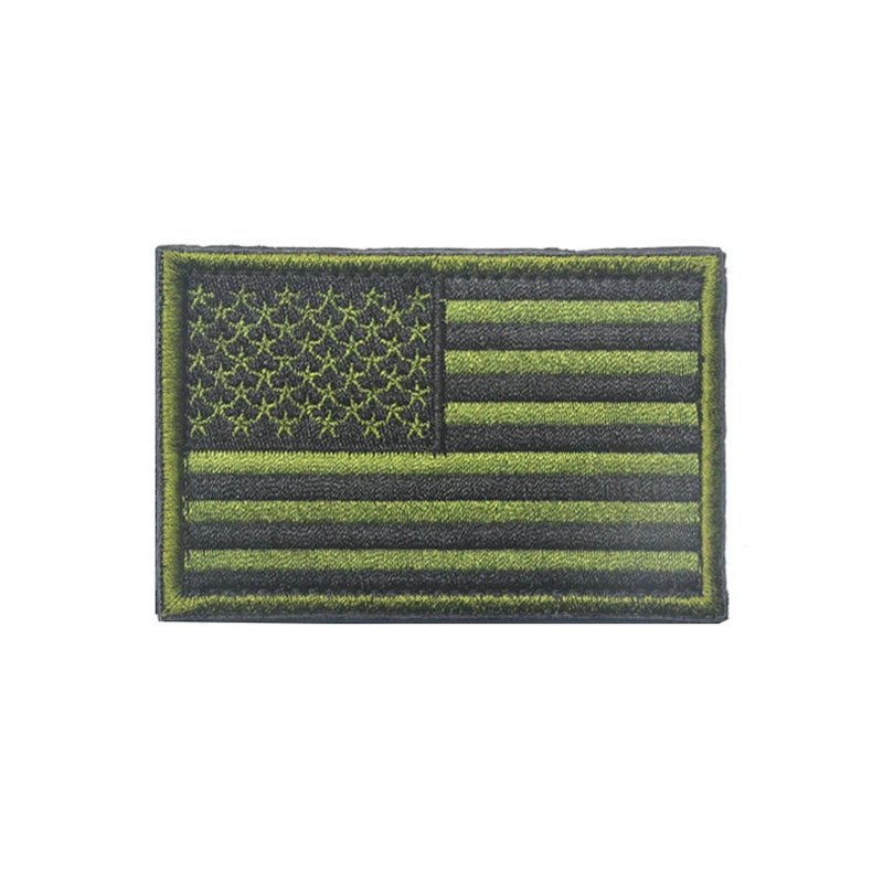 All Seasons Diagonal Cloth Woven Flag Bag Charms
