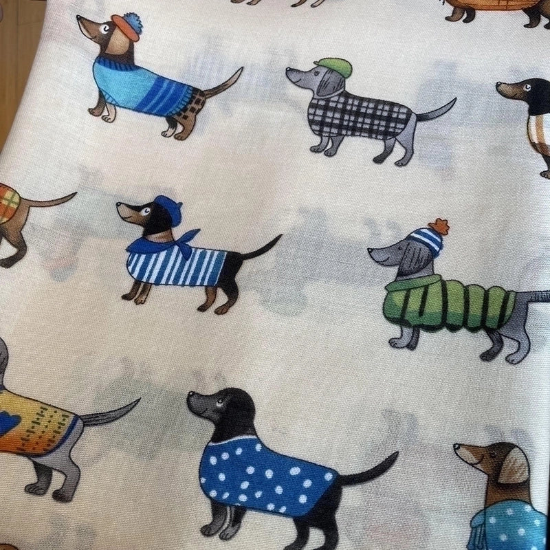 Women's Cartoon Style Cute Animal Cotton And Linen Scarf