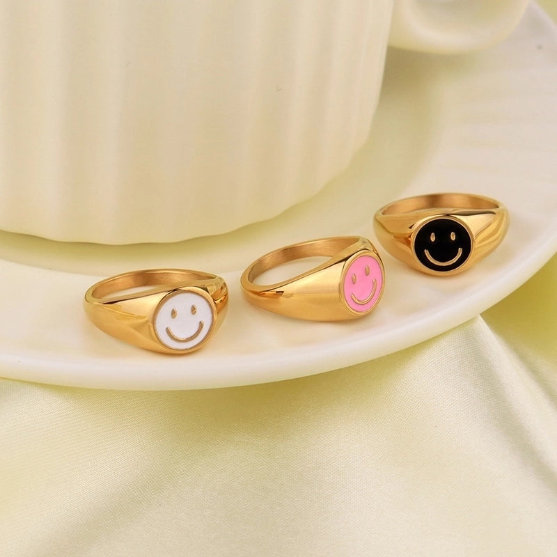 Minimalist Geometric 304 Stainless Steel Rings