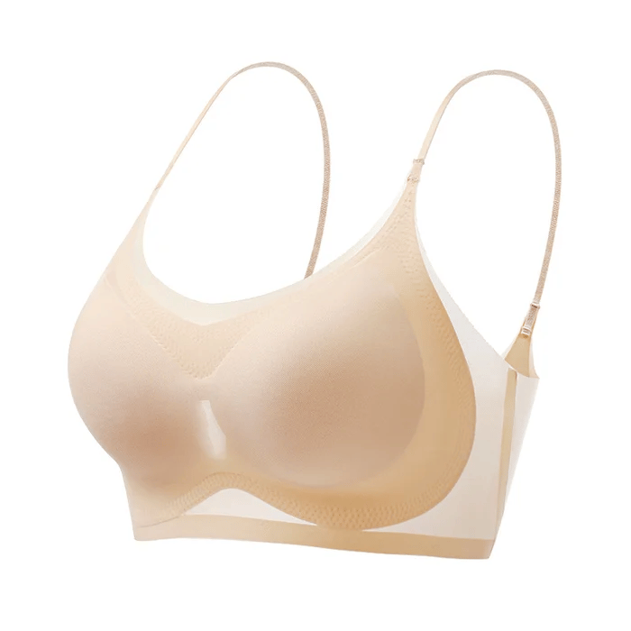 🔥Hot Venta -48% OFF -Sujetador cómodo de seda de hielo de talla grande ultrafino sin costuras de verano🎉