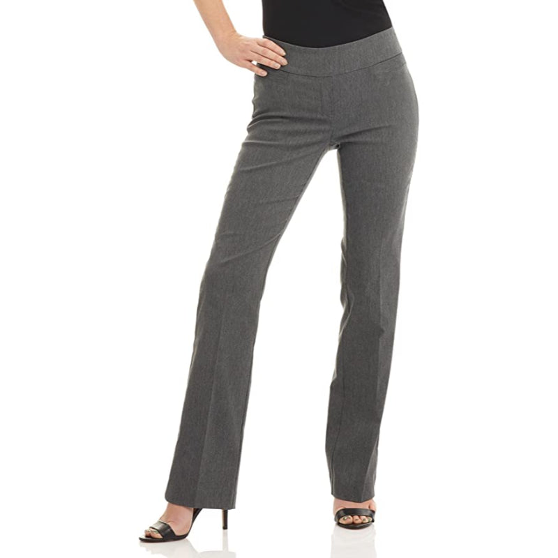 Women's Comfort Bootcut Pant With Pressed Leg Crease