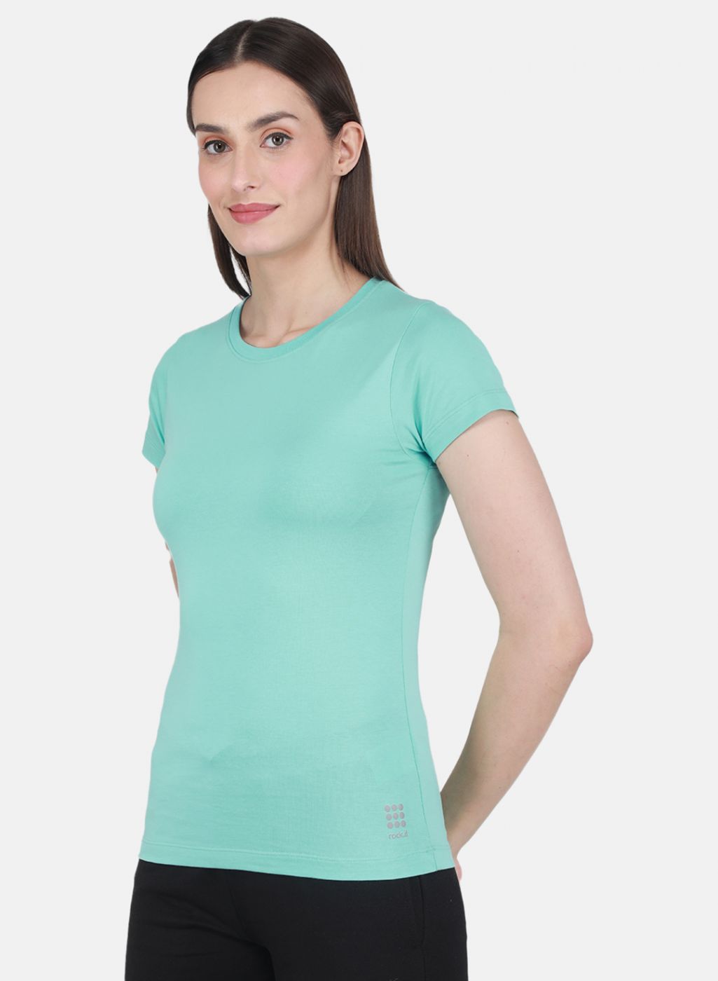 Rock-it Women Turquoise Blue Solid Top