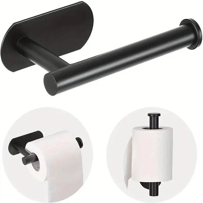 Casual Solid Color Stainless Steel Tissue Holder