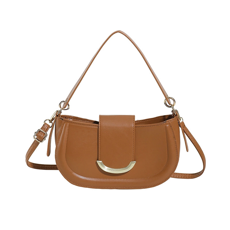 Women's All Seasons Pu Leather Solid Color Streetwear Square Zipper Handbag