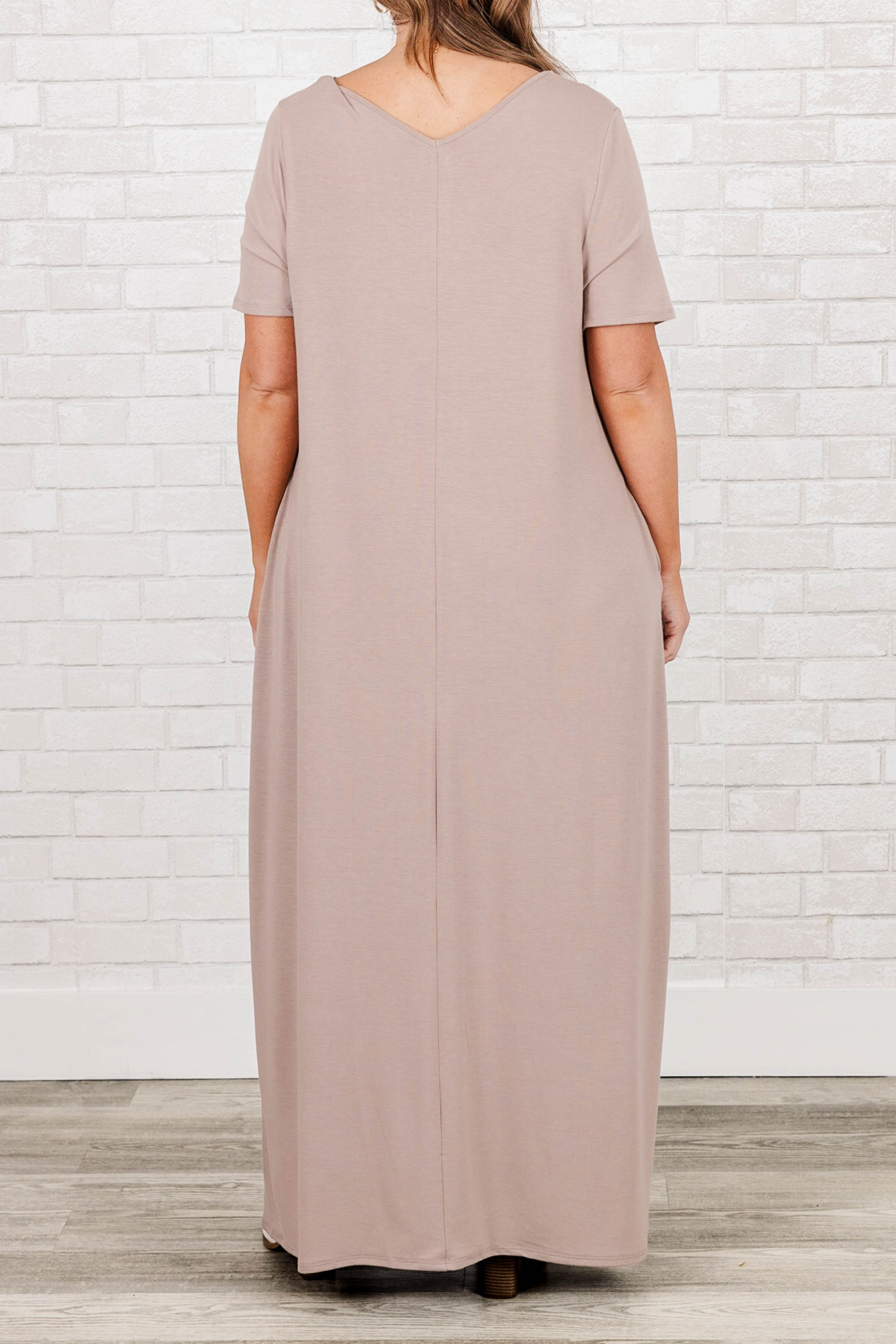 Makin' Waves Maxi Dress. Ash Mocha