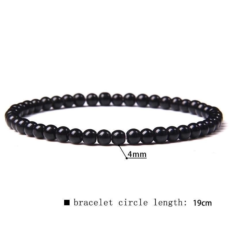 Minimalist Marble Natural Stone Beaded Bracelets
