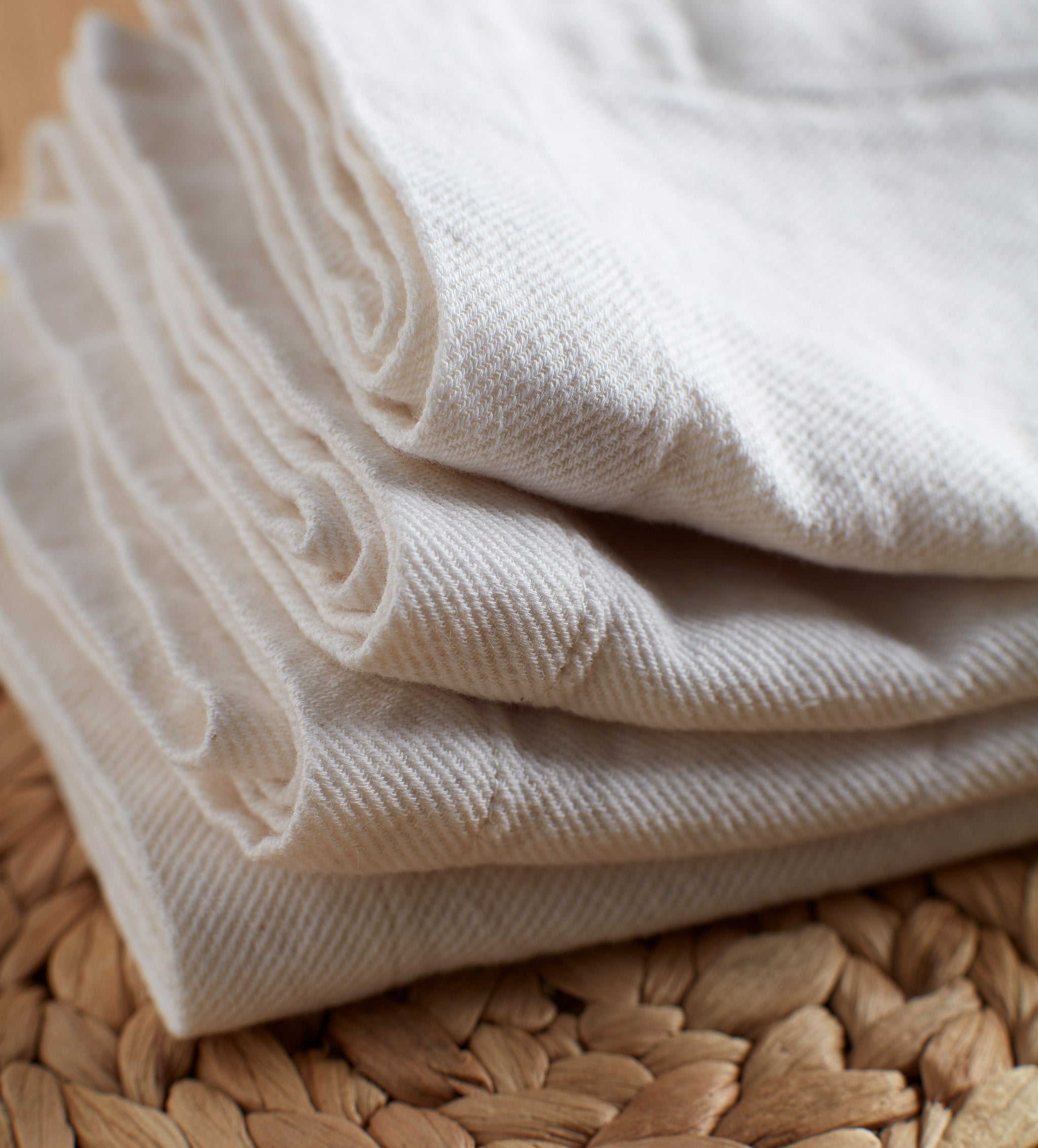 Off White Nellie 100% Cotton Napkins - Set of 4