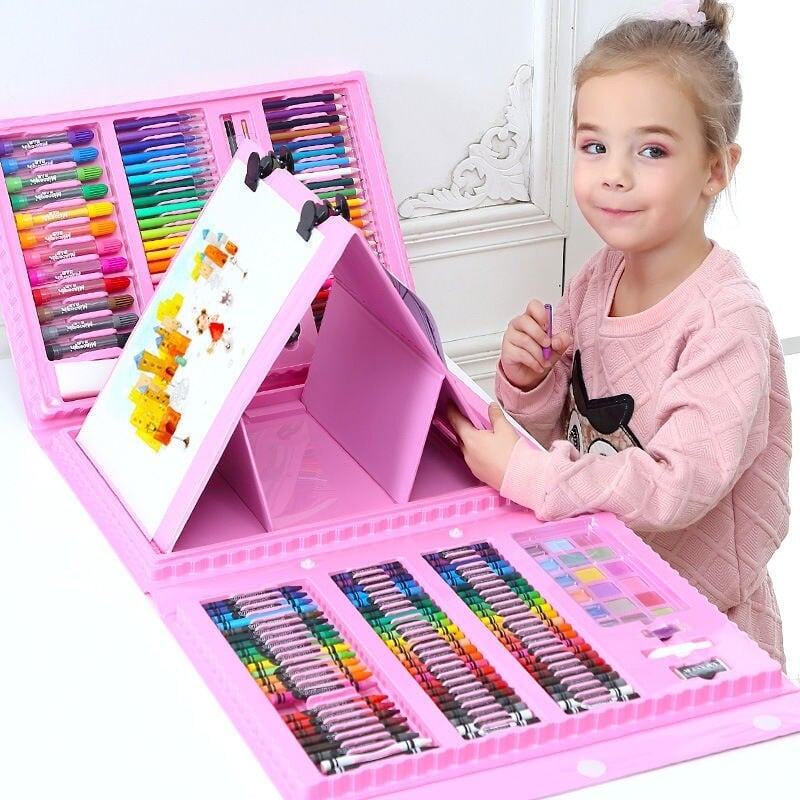 Deluxe 6-In-1 Art Creativity Set™ (🎄🎁The Best  Present For Kids)