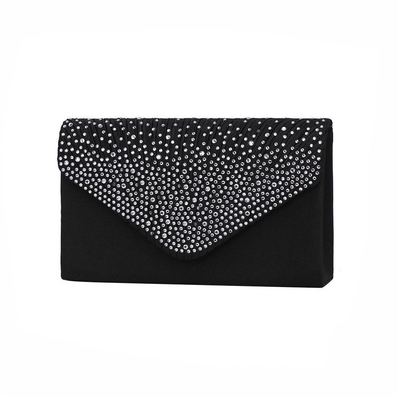 Black White Red Nylon Solid Color Evening Bags