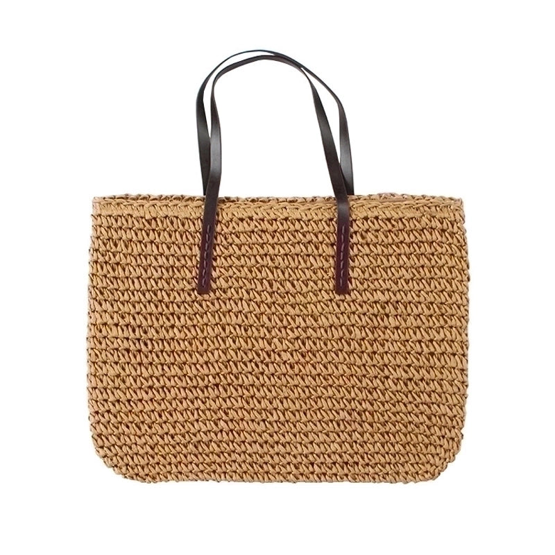Women's All Seasons Straw Vacation Straw Bag