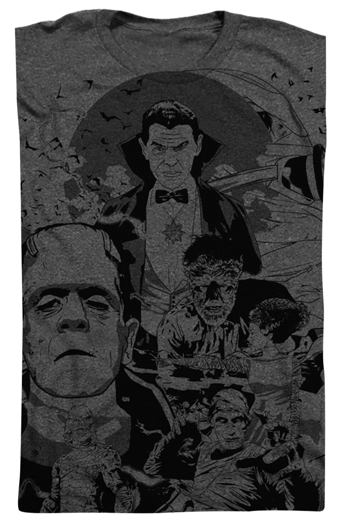 Big Print Collage Universal Monsters T-Shirt