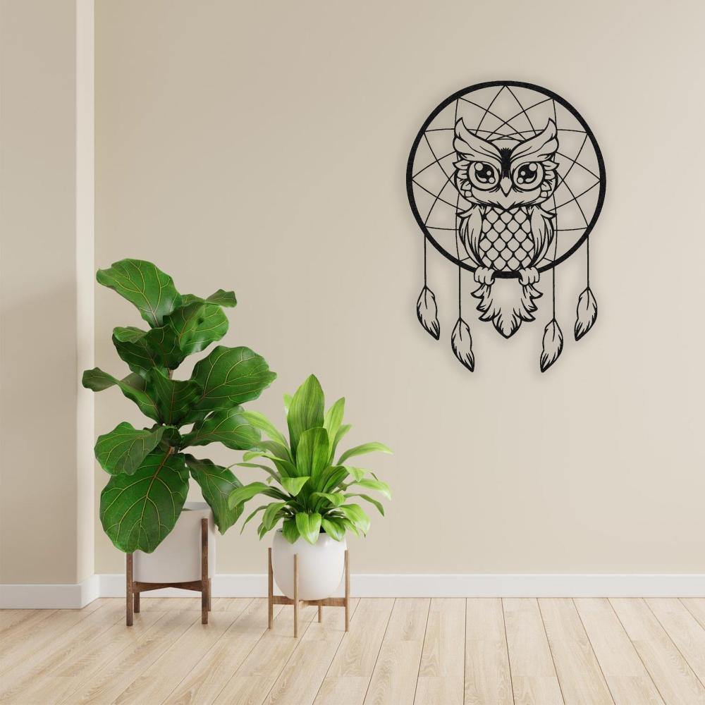 Wise Owl Line Art