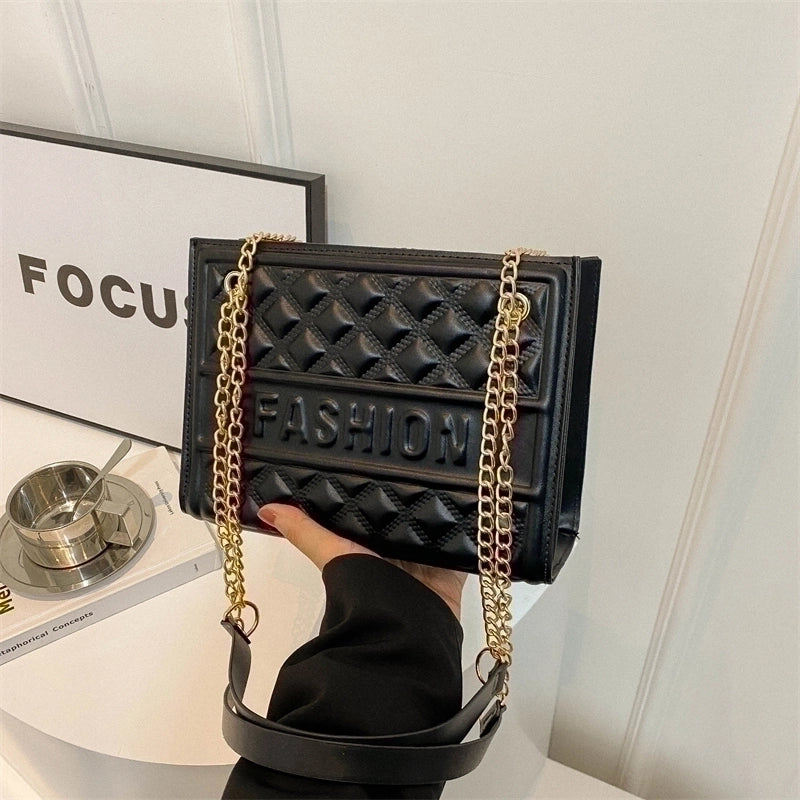 Women's Pu Leather Solid Color Classic Style Zipper Crossbody Bag