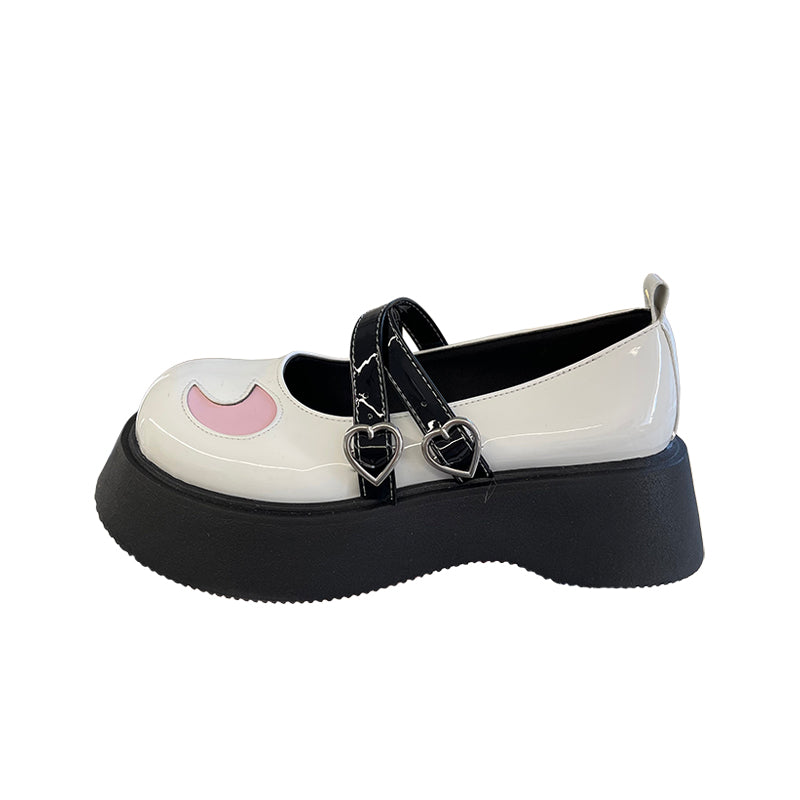 white jk leather shoes