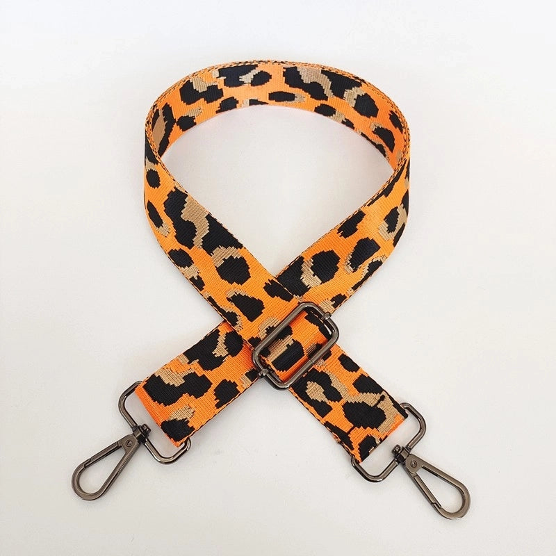 Nylon Leopard Bag Strap