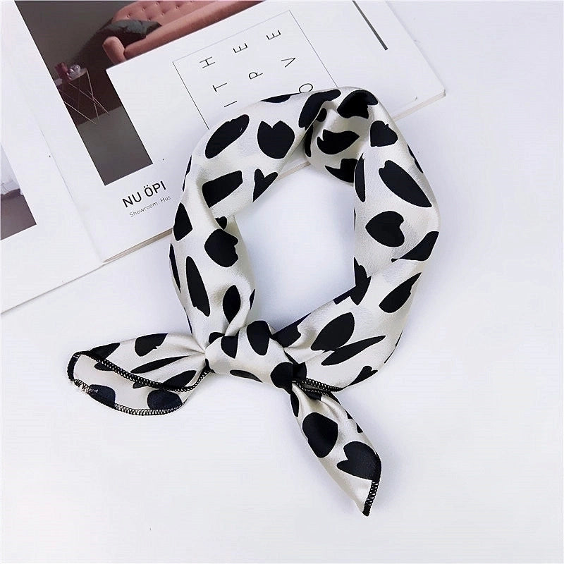 New Spring And Autumn Summer Small Silk Scarf Small Square Towel Women's Professional Variety Decorative Printed Scarf Scarf