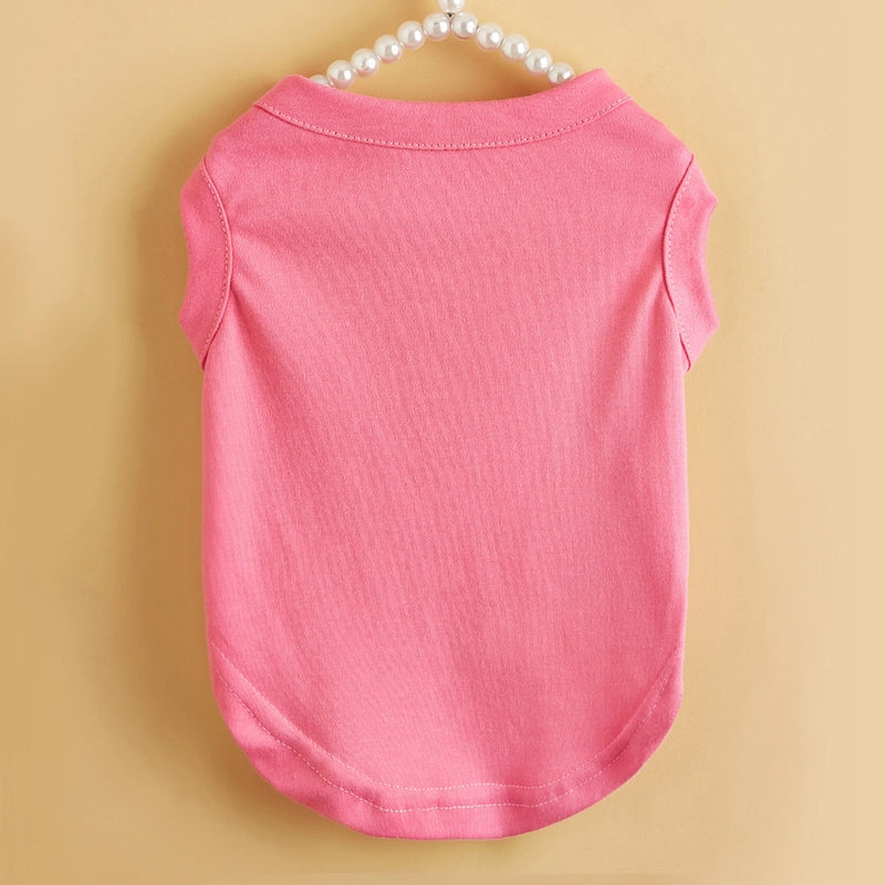Casual Polyester Solid Color Pet Clothing