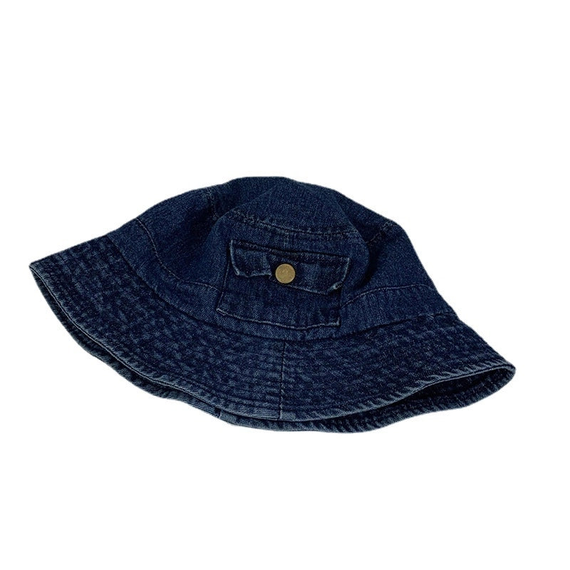 Hat Women's Sweet Cool Spice Girl Tooling Style Short-brimmed Old Cowboy Fisherman Hat Women's Comfortable  Biker Basin Hat
