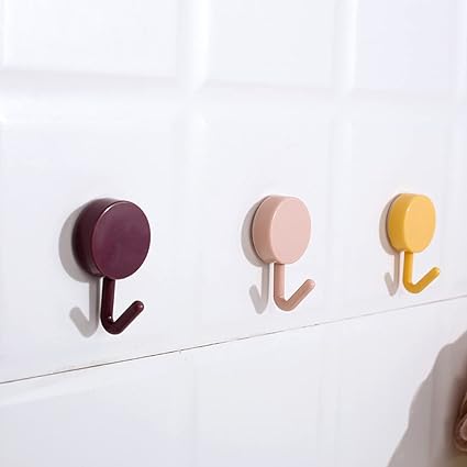 Wall Hook Small . Wall-Mounted Hanging Hook 10 Pieces