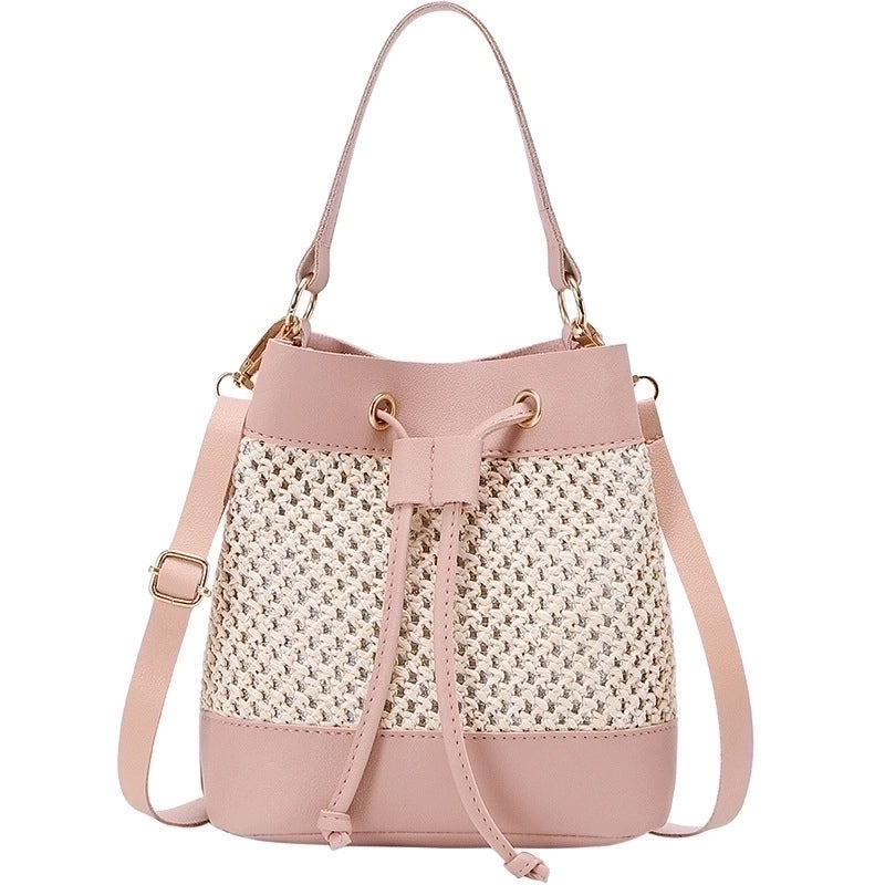 Women's Small Autumn Pu Leather Fashion Bucket Bag