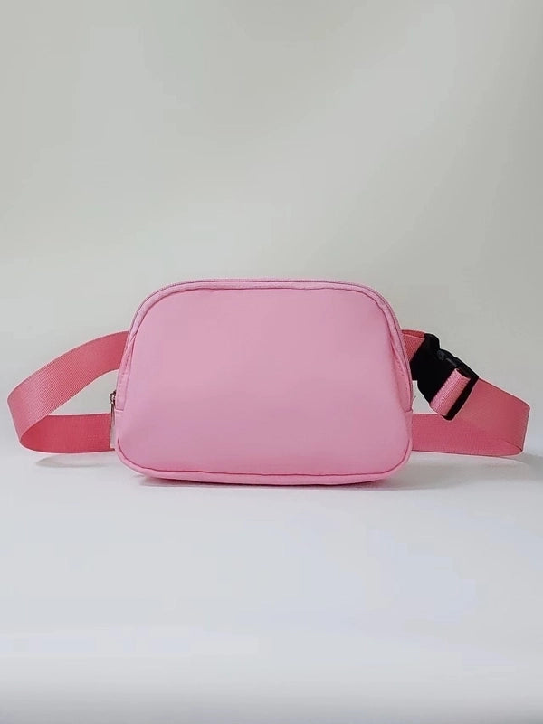 Women's Streetwear Solid Color Nylon Waist Bags