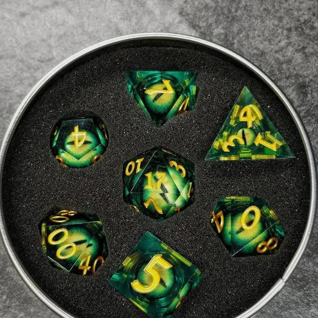 ⏰Promotion 48% OFF💥Lifelike Green Dragon Eye Dice