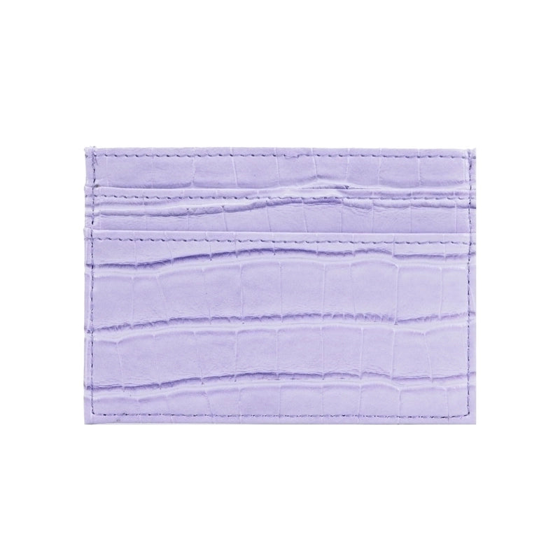 Unisex Solid Color Pu Leather Open Card Holders