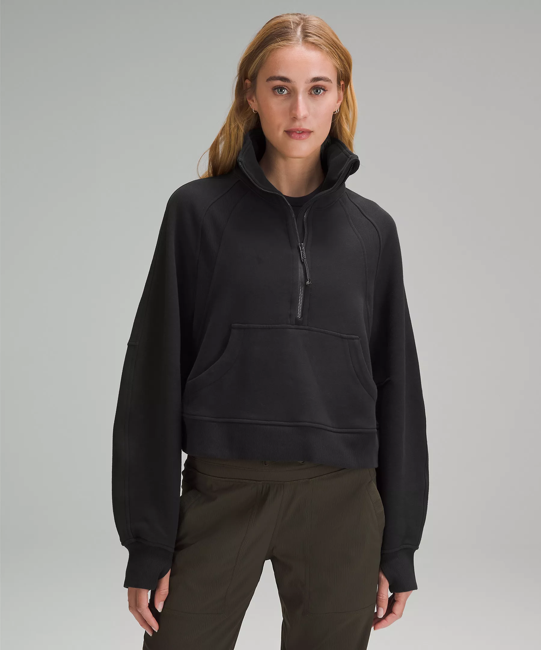 lululemon Scuba Oversized Funnel-Neck Half Zip