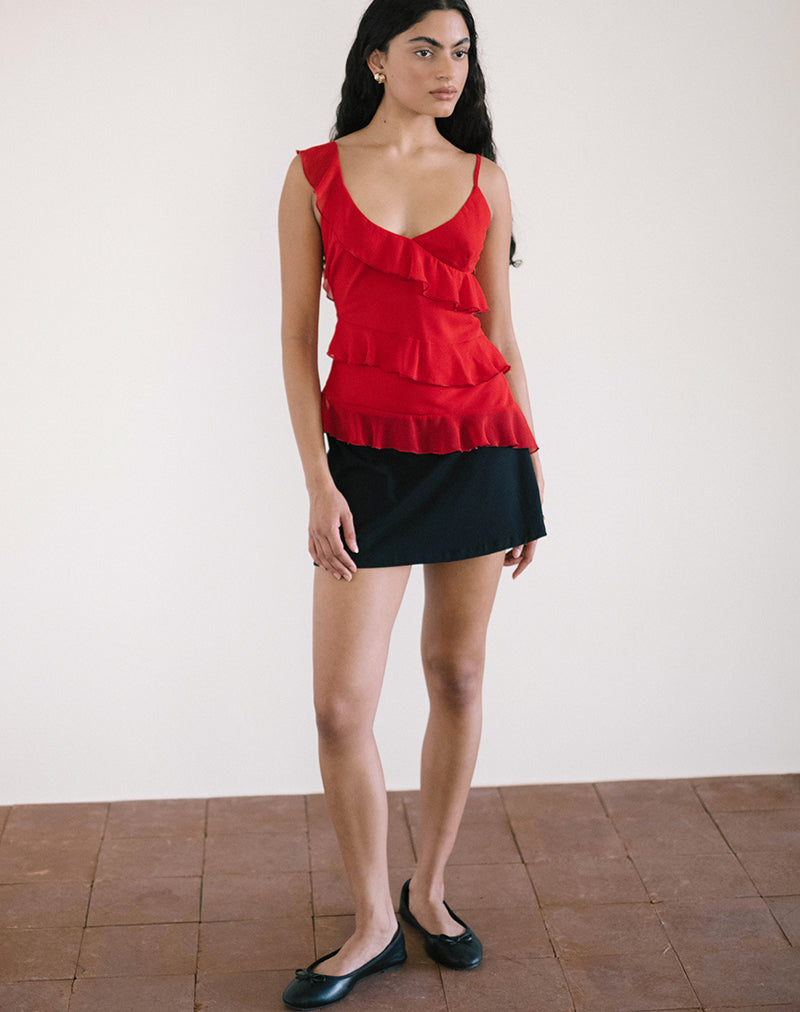 Irani Top in Red