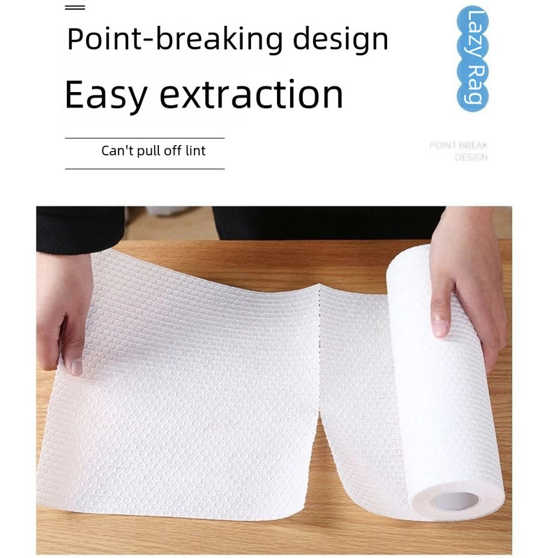 A Generation Of Washable Lazy Dishcloth Kitchen Wet And Dry Dual-use Cleaning To Oil Paper Disposable Dishwashing Cloth